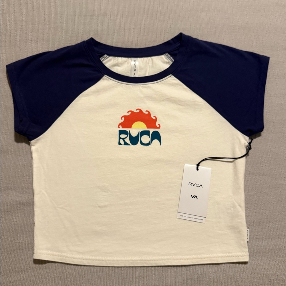 RVCA BABY RAGLAN TEE NWT